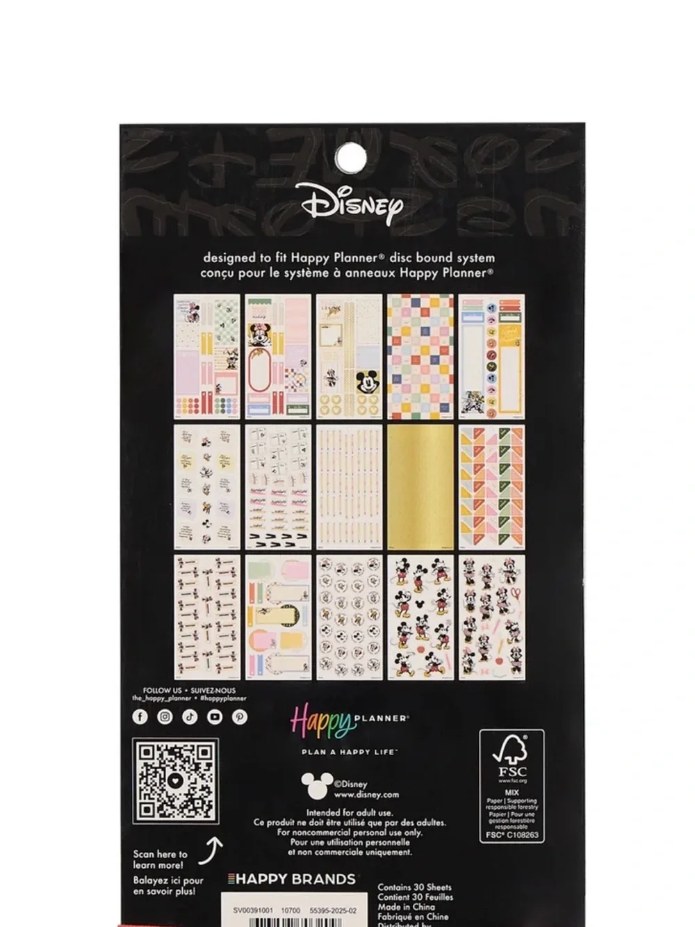 The Happy Planner assortment disney